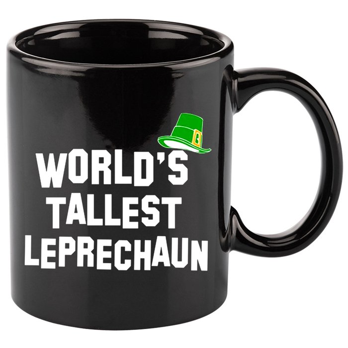 World's Tallest Leprechaun Funny 11oz C Handle Ceramic Mug