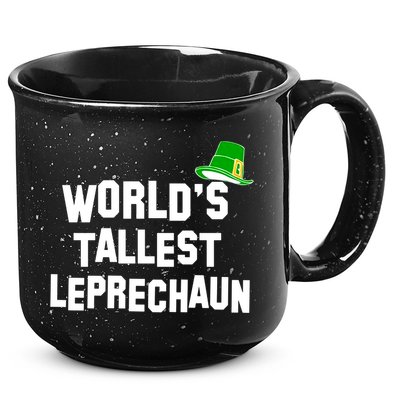 World's Tallest Leprechaun Funny 15oz Campfire Ceramic Mug