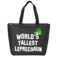 World's Tallest Leprechaun Funny Zip Tote Bag