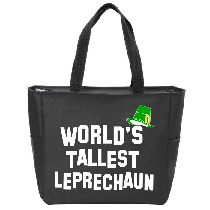 World's Tallest Leprechaun Funny Zip Tote Bag