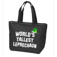 World's Tallest Leprechaun Funny Zip Tote Bag