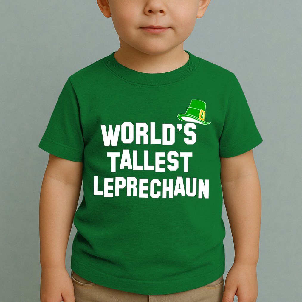 World's Tallest Leprechaun Funny Toddler T-Shirt