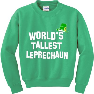 World's Tallest Leprechaun Funny Kids Sweatshirt