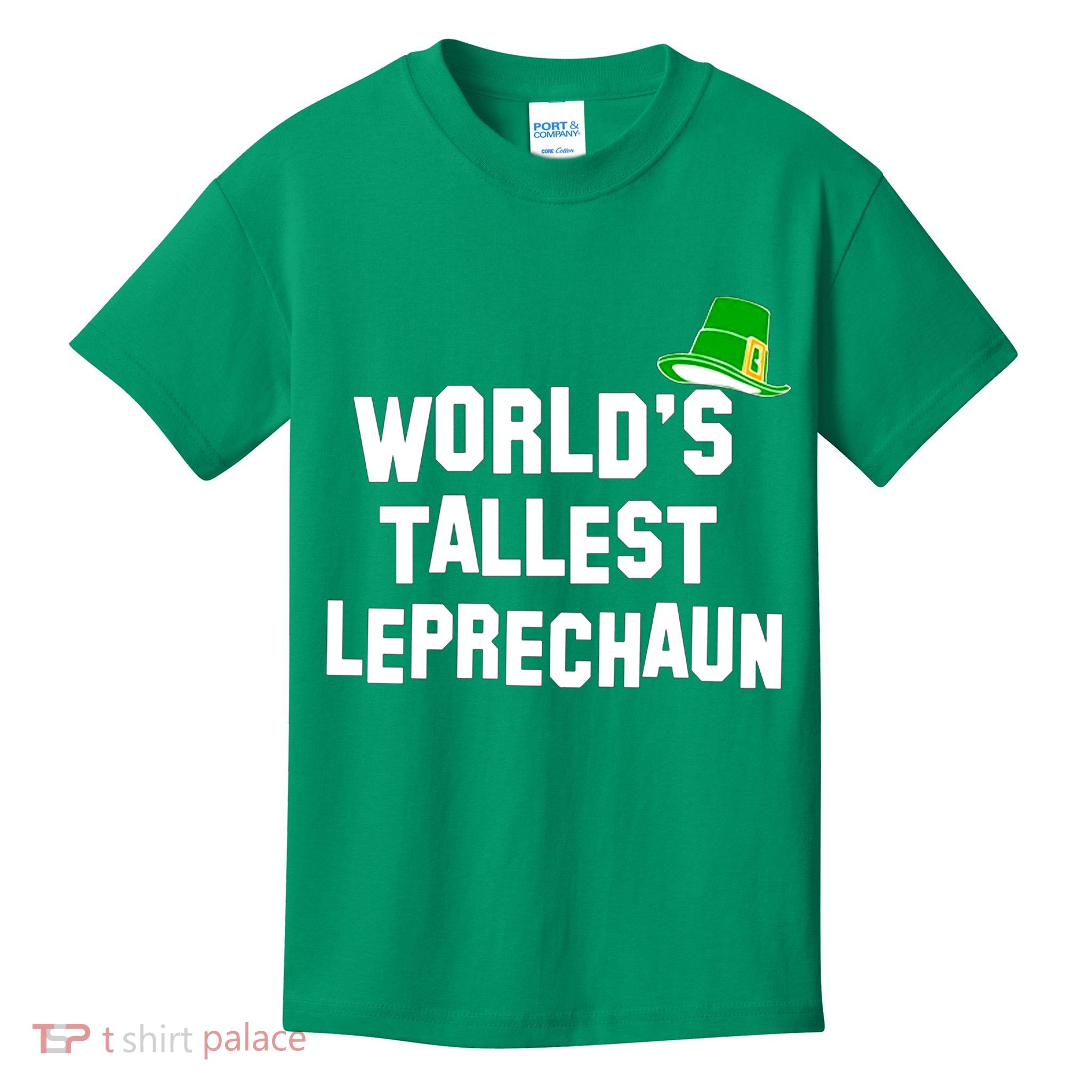 World's Tallest Leprechaun Funny Kids T-Shirt