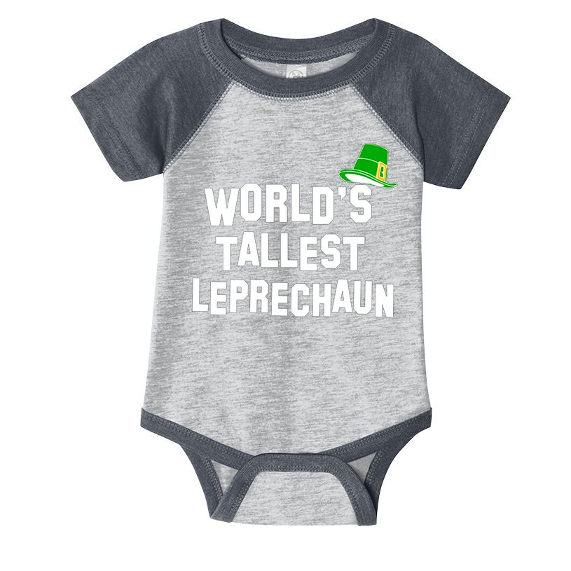 World's Tallest Leprechaun Funny Infant Baby Jersey Bodysuit