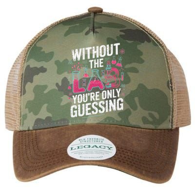 Without The Lab Youre Only Guessing Lab Week 2025 Medical Legacy Tie Dye Trucker Hat