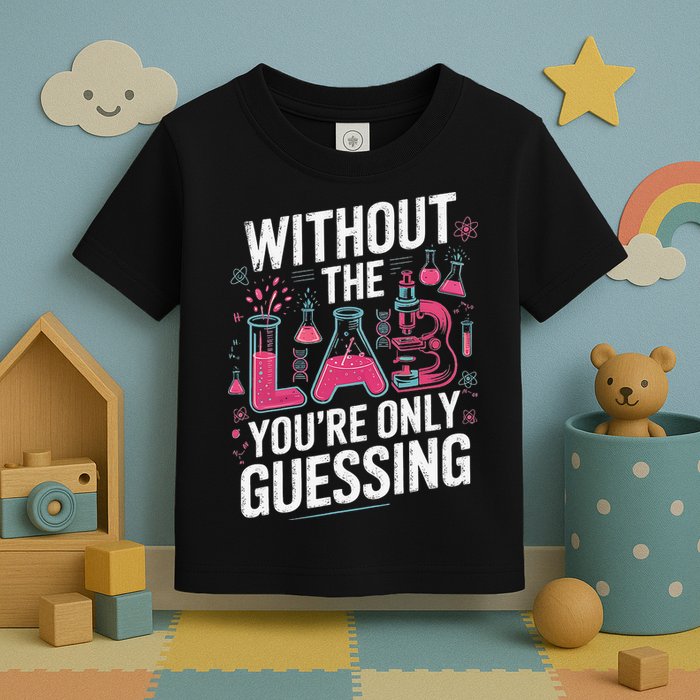 Without The Lab Youre Only Guessing Lab Week 2025 Medical Toddler T-Shirt