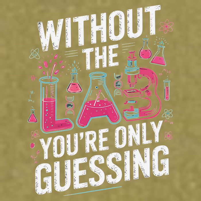 Without The Lab Youre Only Guessing Lab Week 2025 Medical Garment-Dyed Women's Muscle Tee