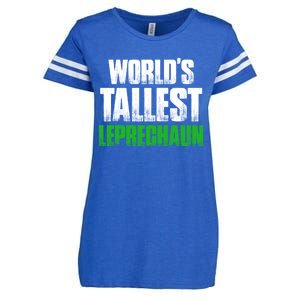 World's Tallest Leprechaun St Patrick's Day Gift Enza Ladies Jersey Football T-Shirt