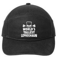 World's Tallest Leprechaun Gift 7-Panel Snapback Hat