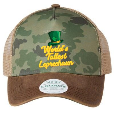 World's Tallest Leprechaun Meaningful Gift Legacy Tie Dye Trucker Hat