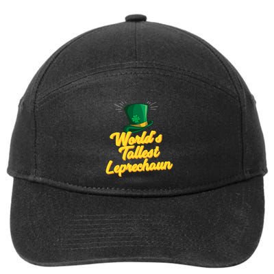 World's Tallest Leprechaun Meaningful Gift 7-Panel Snapback Hat