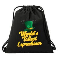 World's Tallest Leprechaun Meaningful Gift Drawstring Bag