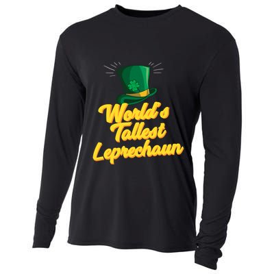World's Tallest Leprechaun Meaningful Gift Cooling Performance Long Sleeve Crew
