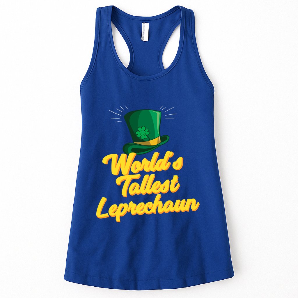 World's Tallest Leprechaun Meaningful Gift Womens Tank Top