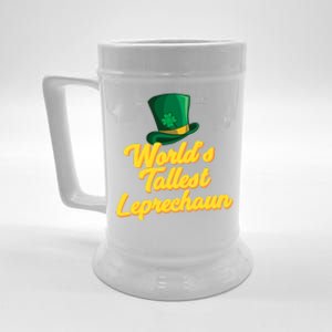 World's Tallest Leprechaun Meaningful Gift Beer Stein