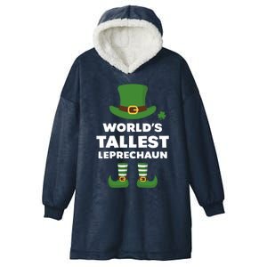 World's Tallest Leprechaun Cute Gift Hooded Wearable Blanket