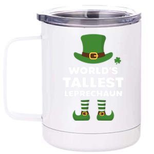 World's Tallest Leprechaun Cute Gift 12 oz Stainless Steel Tumbler Cup