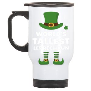 World's Tallest Leprechaun Cute Gift Stainless Steel Travel Mug