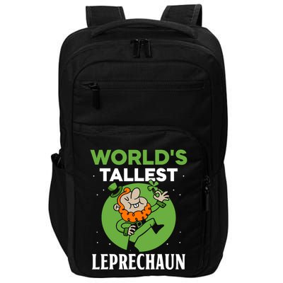 WorldS Tallest Leprechaun St. Patricks Day Irish Ireland St Impact Tech Backpack