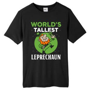 WorldS Tallest Leprechaun St. Patricks Day Irish Ireland St Tall Fusion ChromaSoft Performance T-Shirt