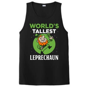 WorldS Tallest Leprechaun St. Patricks Day Irish Ireland St PosiCharge Competitor Tank