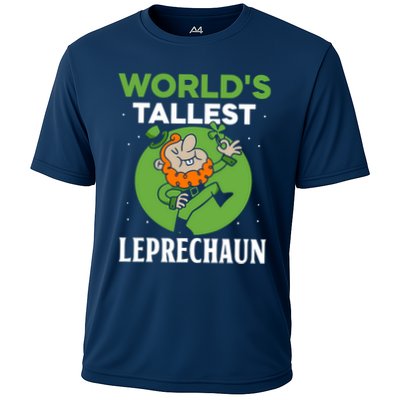 WorldS Tallest Leprechaun St. Patricks Day Irish Ireland St Performance Shirt