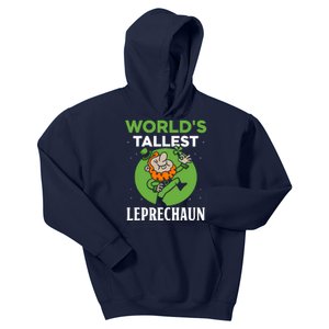 WorldS Tallest Leprechaun St. Patricks Day Irish Ireland St Kids Hoodie