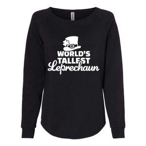 World's Tallest Leprechaun Gift Womens California Wash Sweatshirt