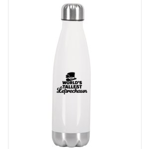 World's Tallest Leprechaun Gift Stainless Steel Insulated Water Bottle