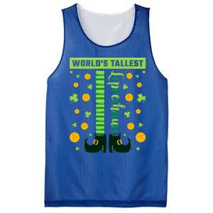 World's Tallest Leprechaun St Patricks Day Great Gift Mesh Reversible Basketball Jersey Tank