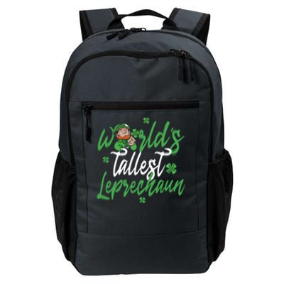 World’s Tallest Leprechaun Clover Shamrock St Patrick's Day Funny Gift Daily Commute Backpack