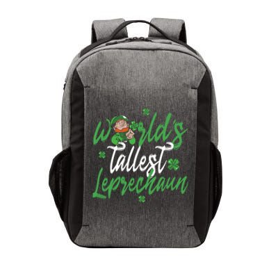 World’s Tallest Leprechaun Clover Shamrock St Patrick's Day Funny Gift Vector Backpack