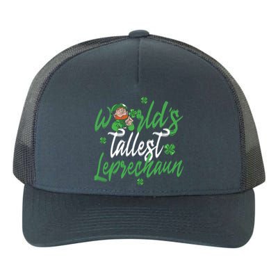 World’s Tallest Leprechaun Clover Shamrock St Patrick's Day Funny Gift Yupoong Adult 5-Panel Trucker Hat