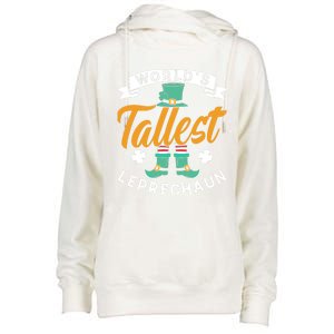 Worlds Tallest Leprechaun Ireland St Patricks Day Irish Cool Gift Womens Funnel Neck Pullover Hood