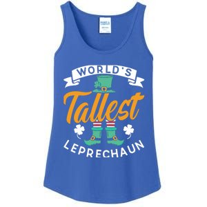 Worlds Tallest Leprechaun Ireland St Patricks Day Irish Cool Gift Ladies Essential Tank