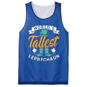 Worlds Tallest Leprechaun Ireland St Patricks Day Irish Cool Gift Mesh Reversible Basketball Jersey Tank