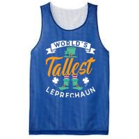 Worlds Tallest Leprechaun Ireland St Patricks Day Irish Cool Gift Mesh Reversible Basketball Jersey Tank