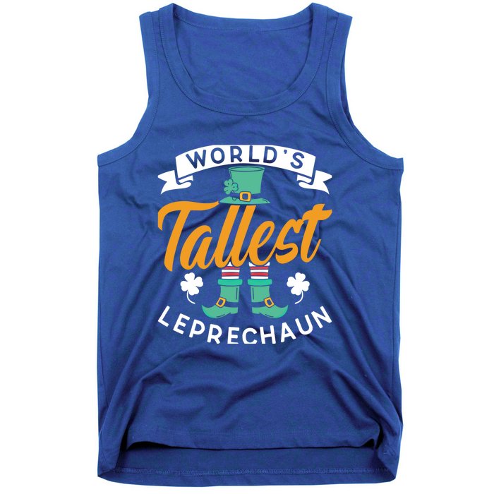 Worlds Tallest Leprechaun Ireland St Patricks Day Irish Cool Gift Tank Top