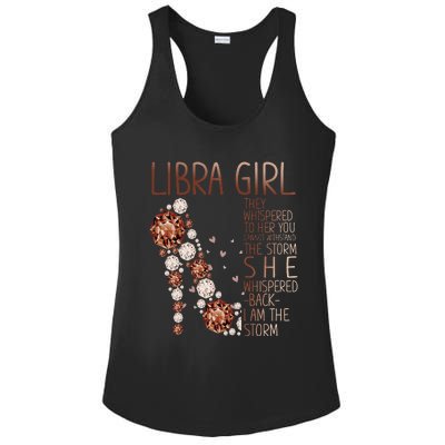 Wo Th Libra Birthday High Heels Costume Black Woman Ladies PosiCharge Competitor Racerback Tank