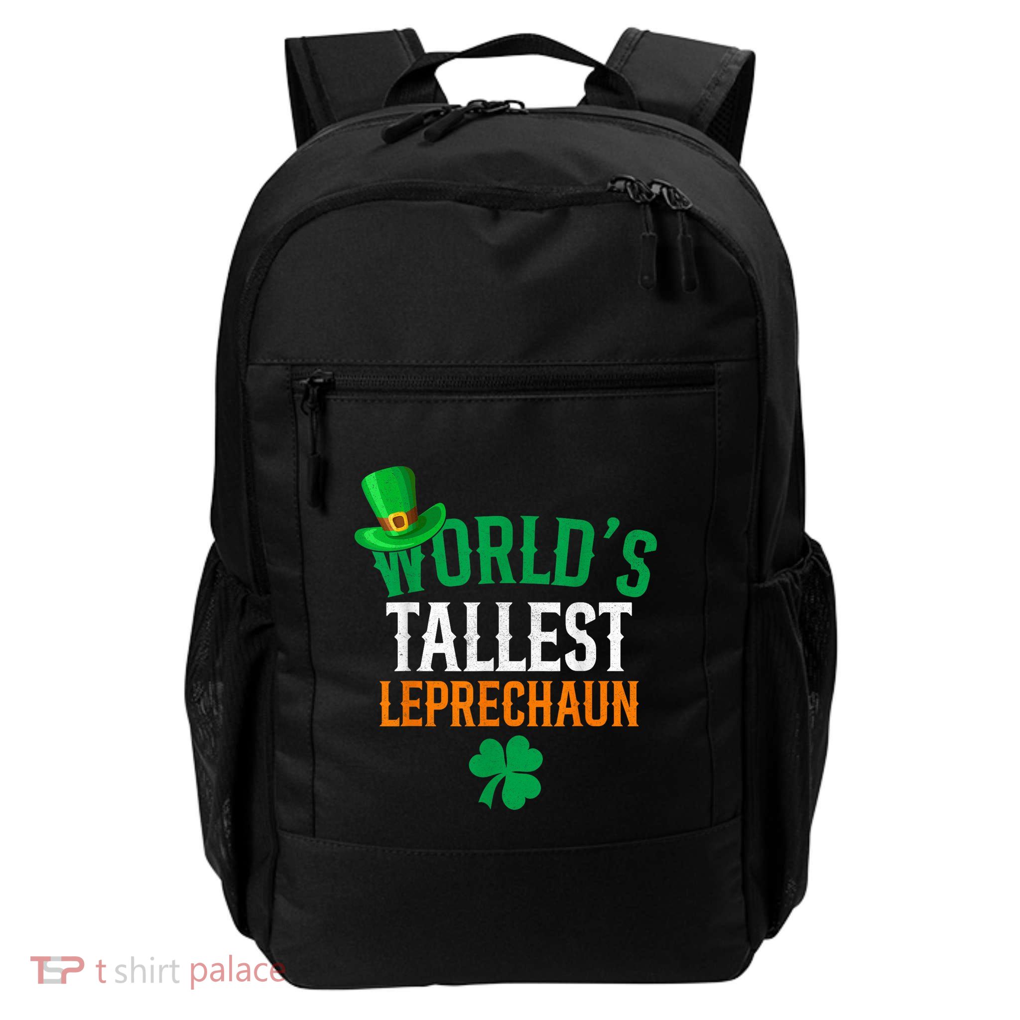World’S Tallest Leprechaun Funny St PatrickS Day Daily Commute Backpack