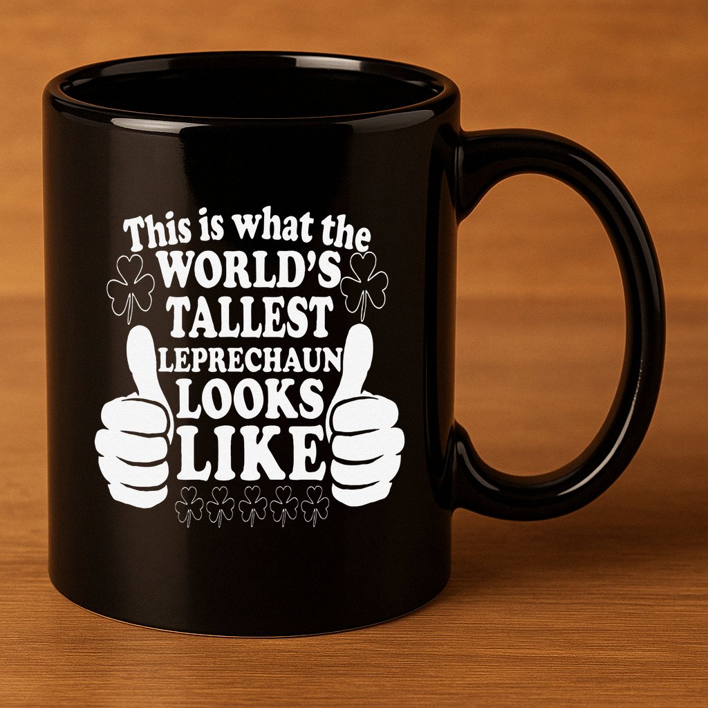 World's Tallest Leprechaun Saint Patrick's Day 11oz C Handle Ceramic Mug