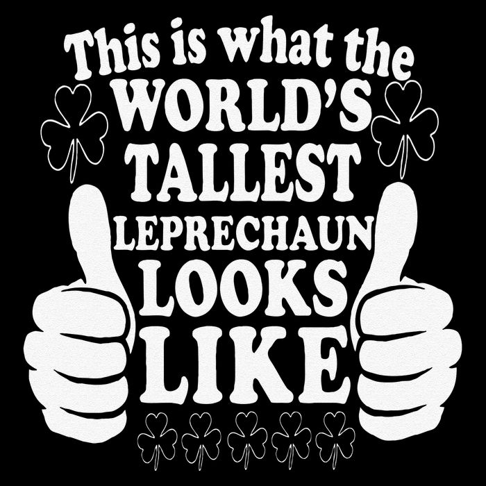 World's Tallest Leprechaun Saint Patrick's Day Drawstring Bag