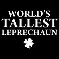 WorldS Tallest Leprechaun Clover Funny St Patricks Day Sustainable Bucket Hat