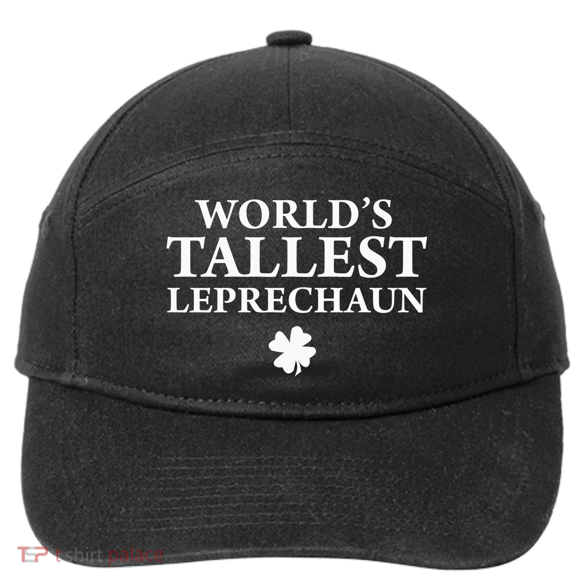 WorldS Tallest Leprechaun Clover Funny St Patricks Day 7-Panel Snapback Hat