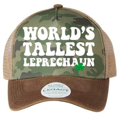 Worlds Tallest Leprechaun St Patricks Clover Legacy Tie Dye Trucker Hat