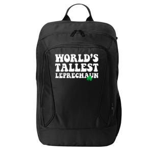 Worlds Tallest Leprechaun St Patricks Clover City Backpack