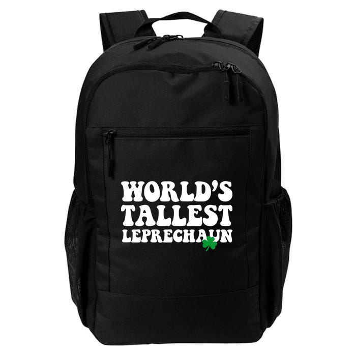 Worlds Tallest Leprechaun St Patricks Clover Backpack