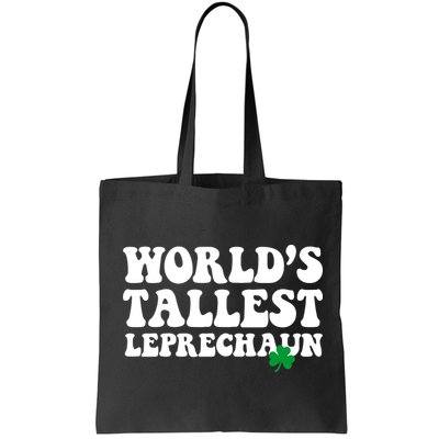 Worlds Tallest Leprechaun St Patricks Clover Bag
