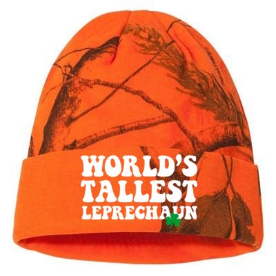 Worlds Tallest Leprechaun St Patricks Clover Kati Licensed 12" Camo Beanie